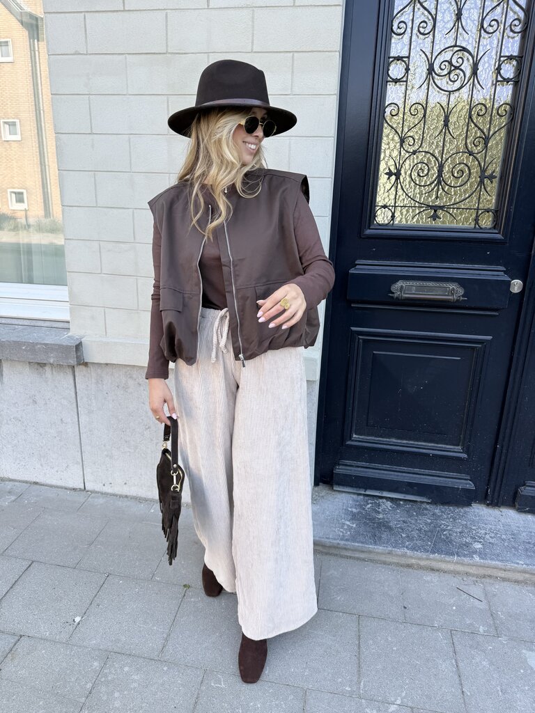 Lou pantalon beige