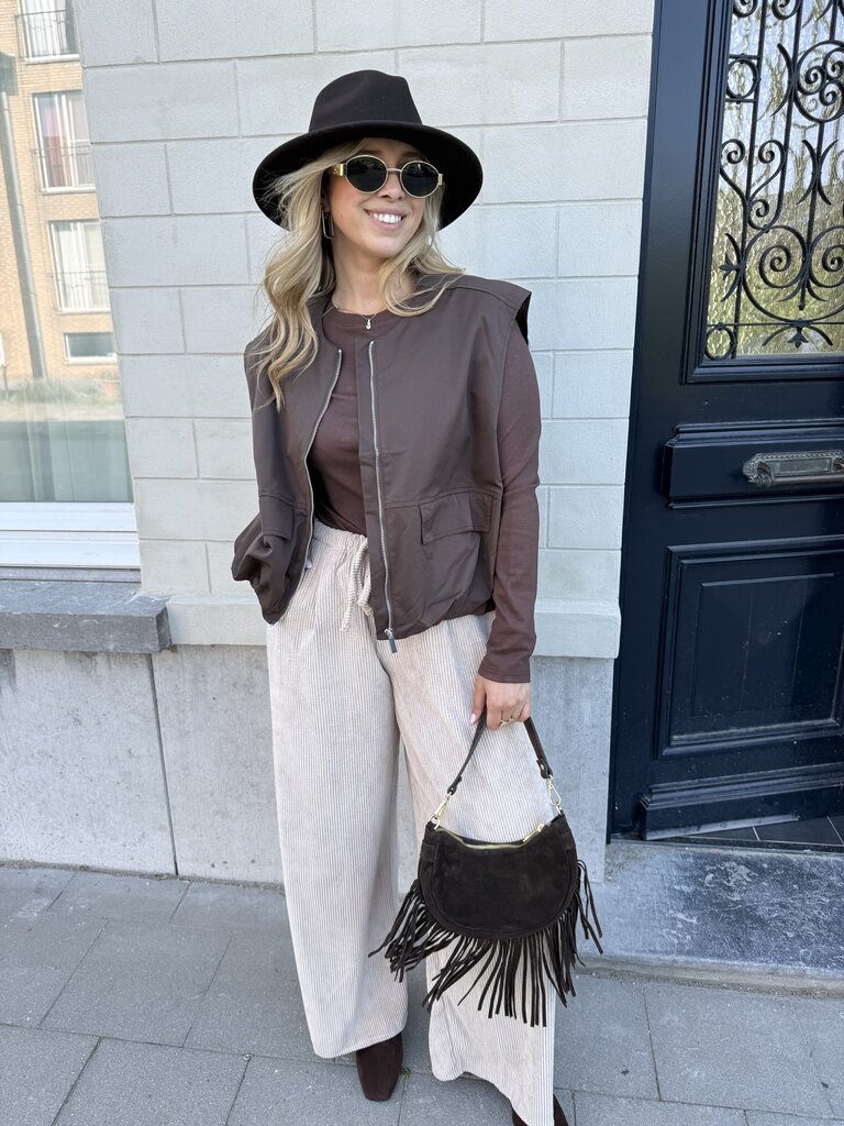 Lou pantalon beige