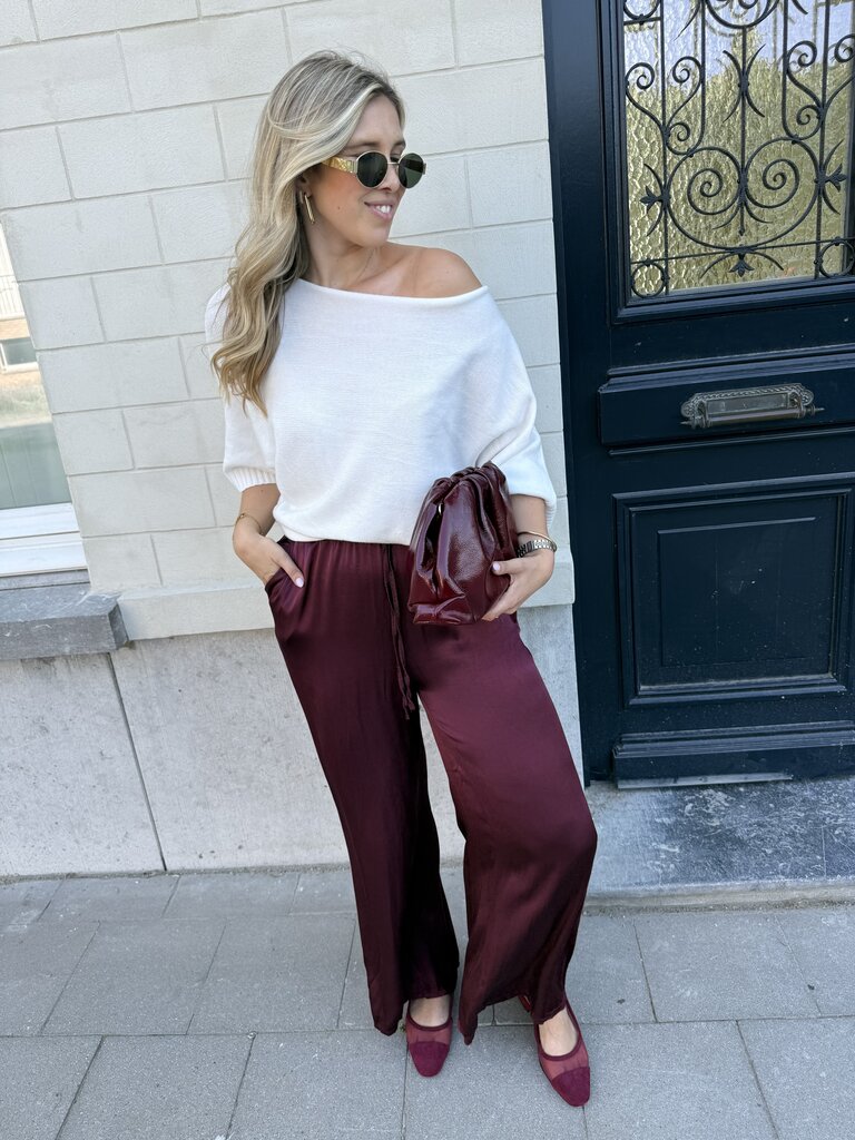 Liv pantalon burgundy TU