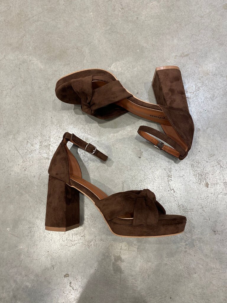 Lumi heels brown