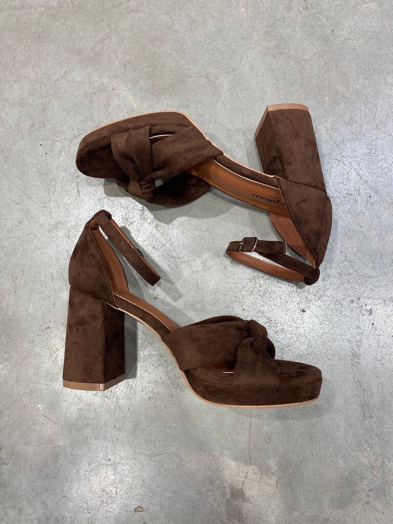 Lumi heels brown