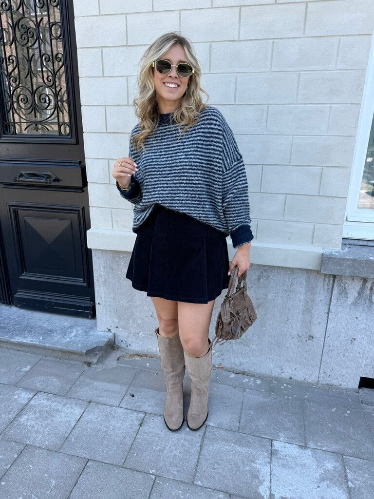 Polly knit blue