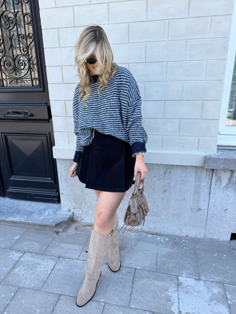 Polly knit blue