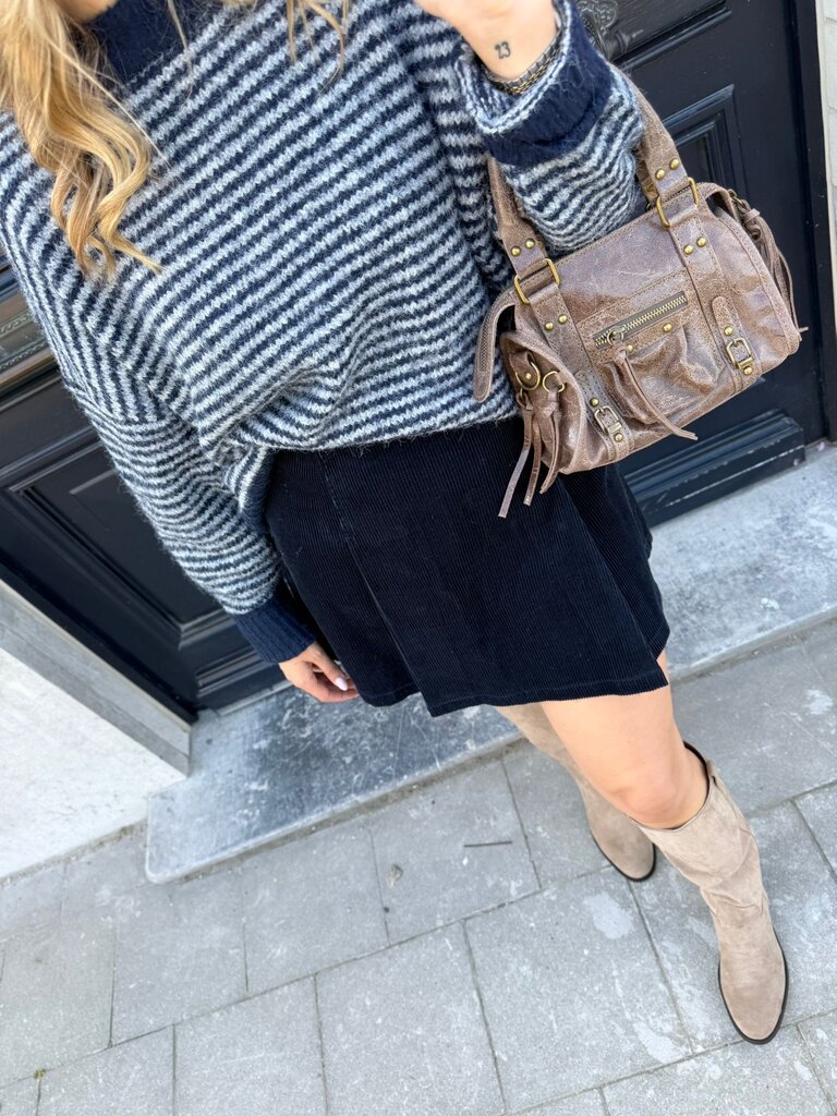 Polly knit blue