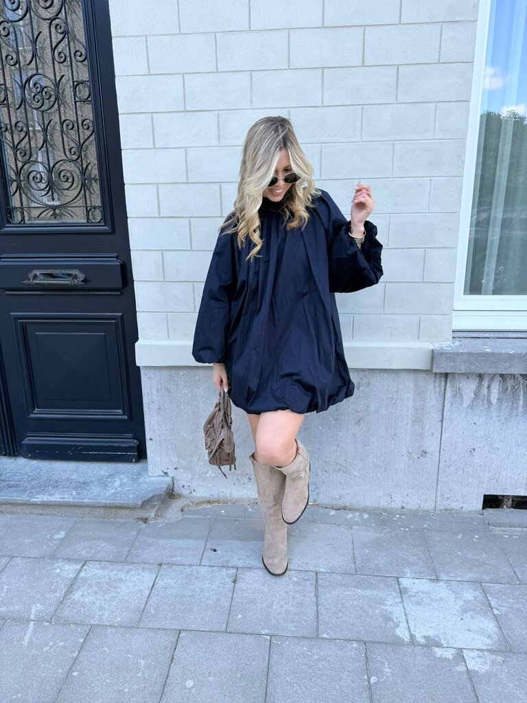 Sky dress navy blue