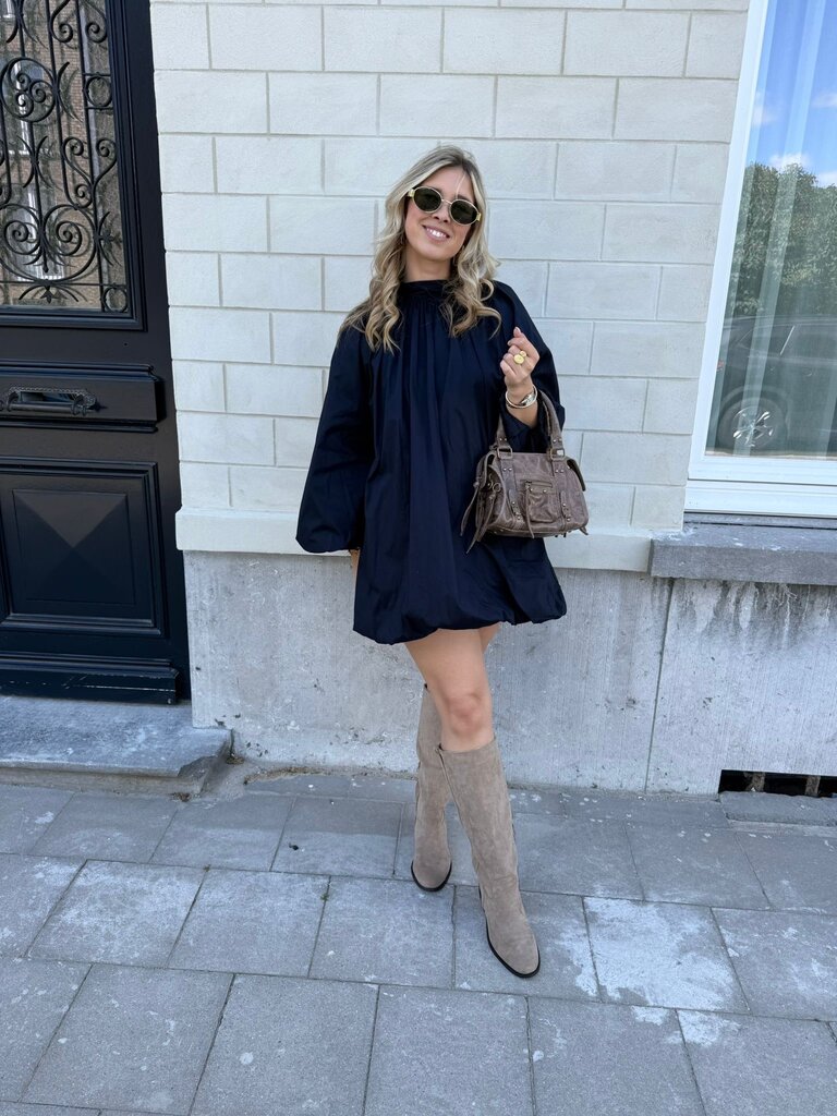 Sky dress navy blue