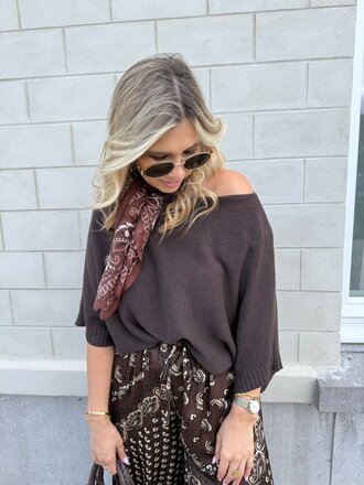 Nova knit brown TU