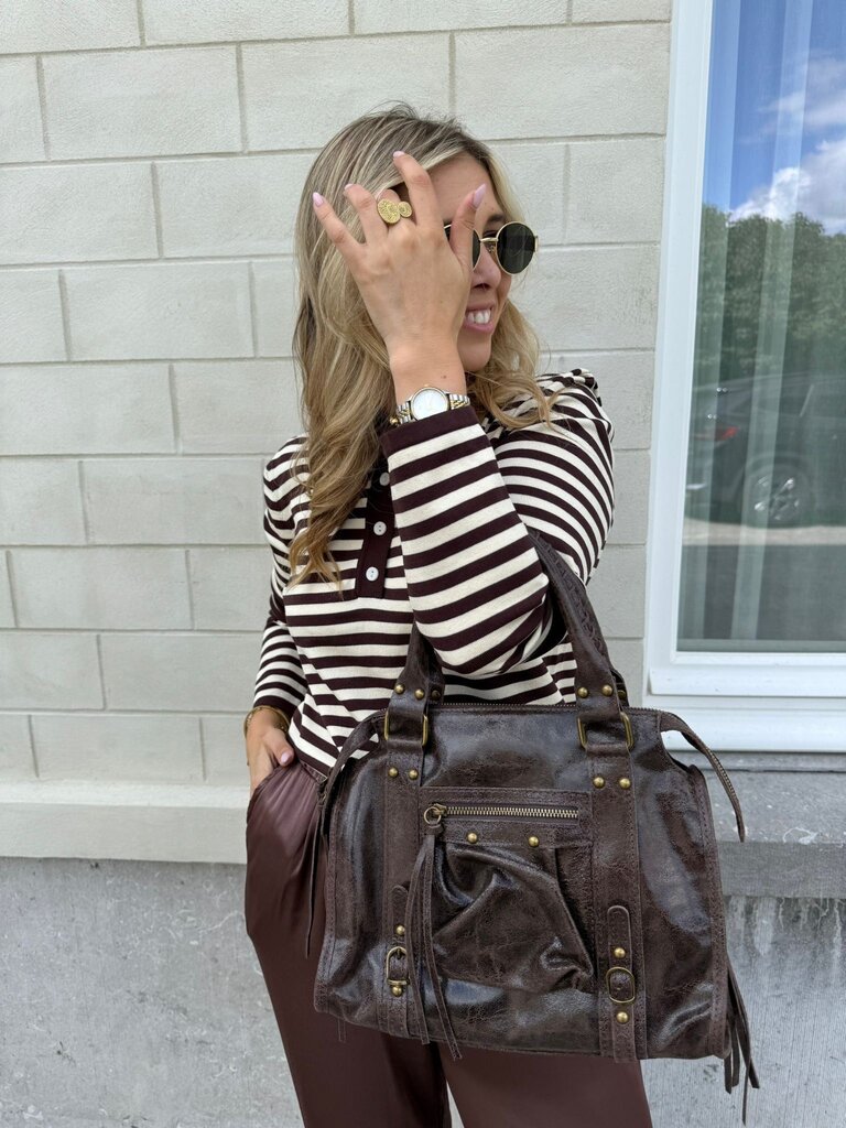 cleo bag large brown