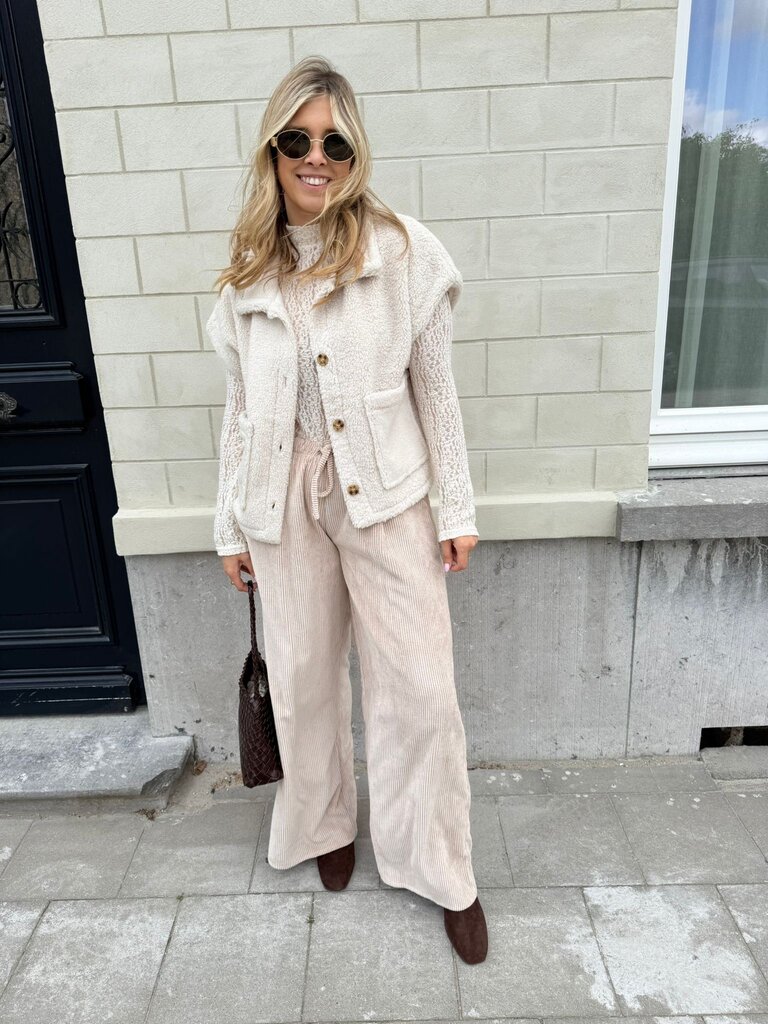 Lou pantalon beige