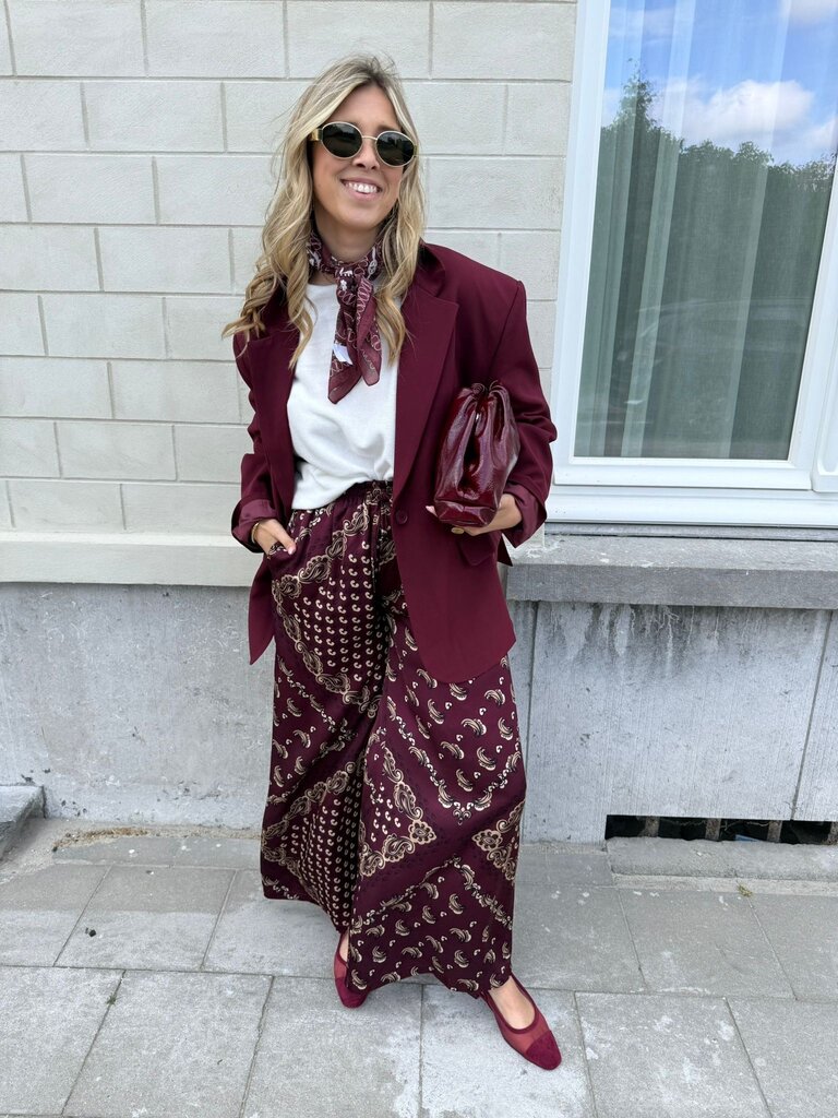 Tulum pantalon burgundy