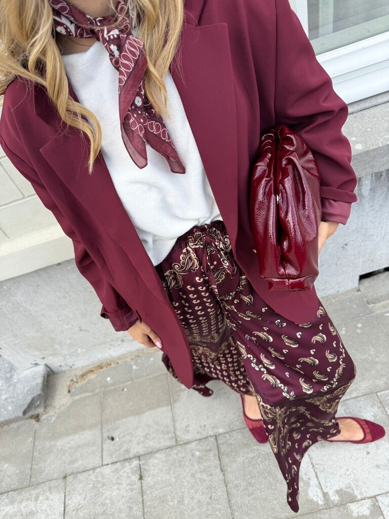Kato blazer burgundy