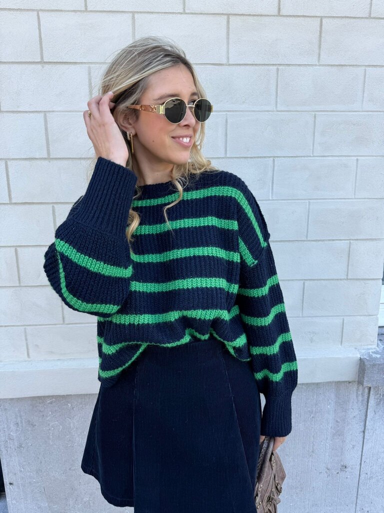 Pippa cord skirt blue