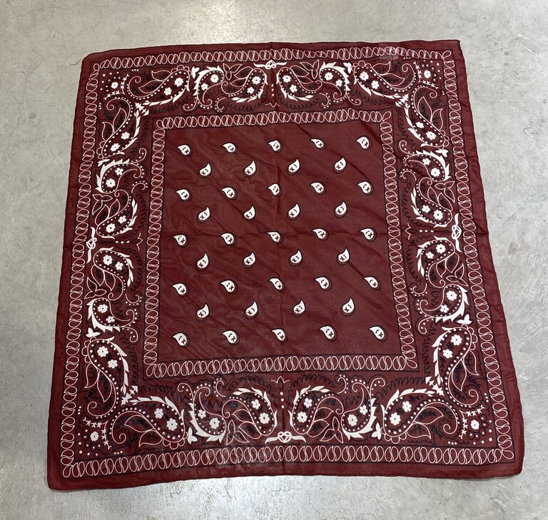 Tulum scarf burgundy
