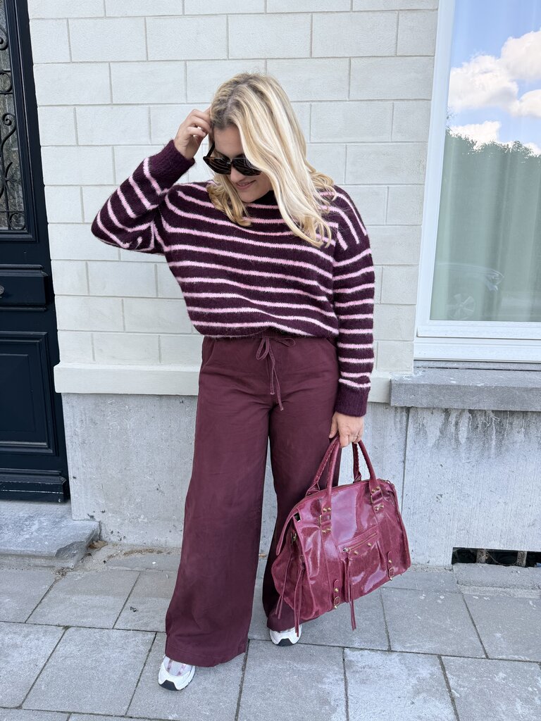 Maxime pantalon burgundy