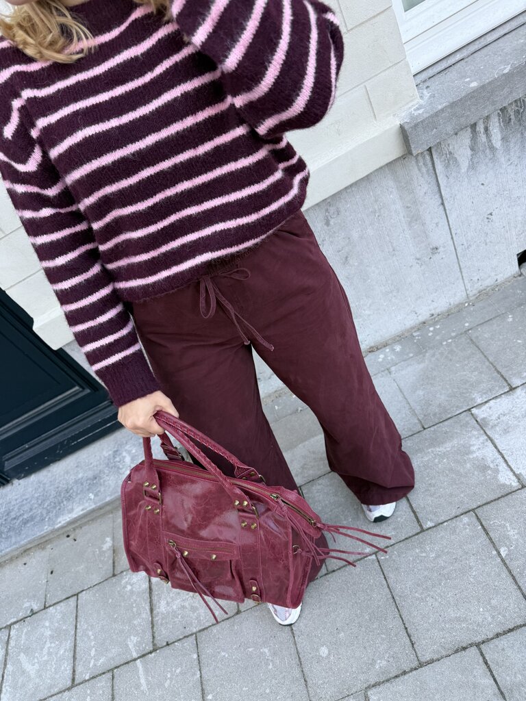 Maxime pantalon burgundy