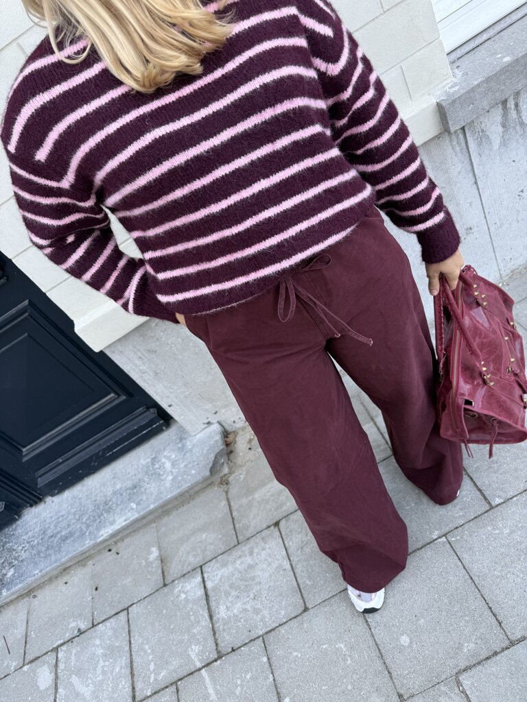 Maxime pantalon burgundy