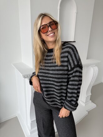 Zoey knit black/grey