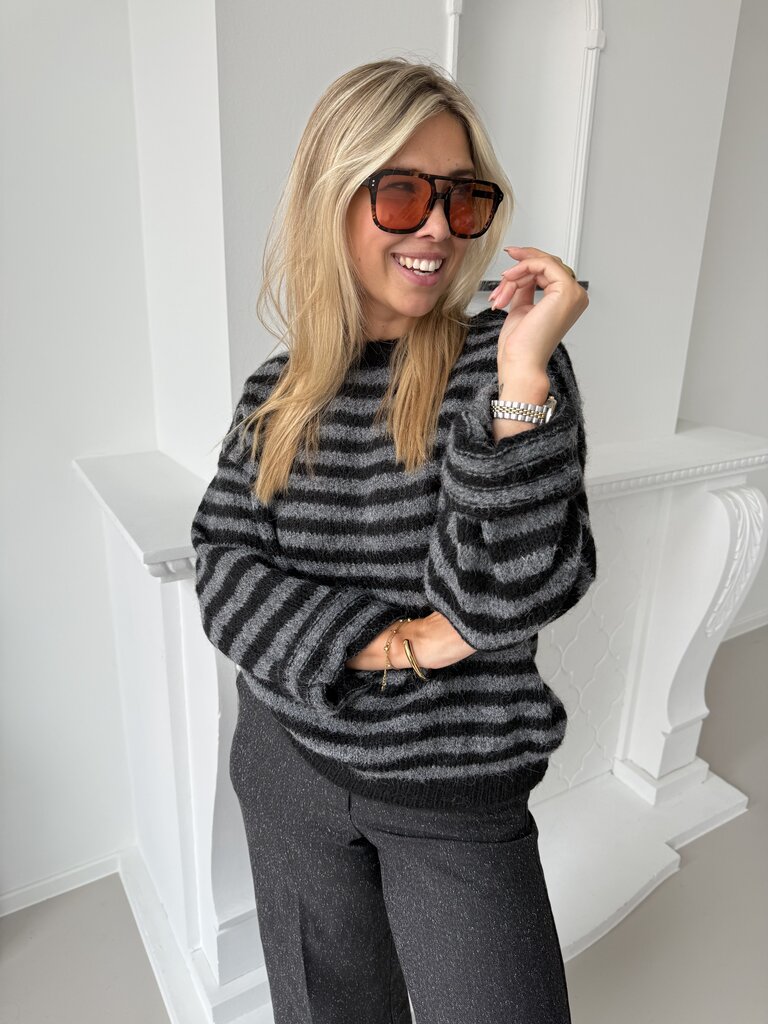 Zoey knit black/grey