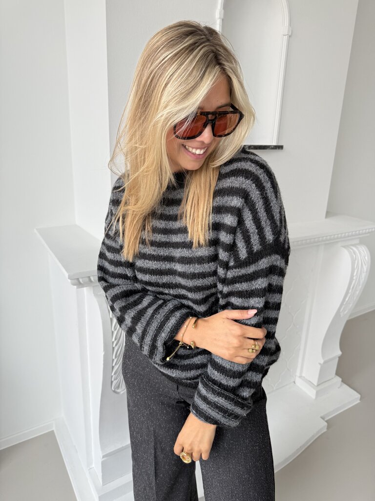 Zoey knit black/grey