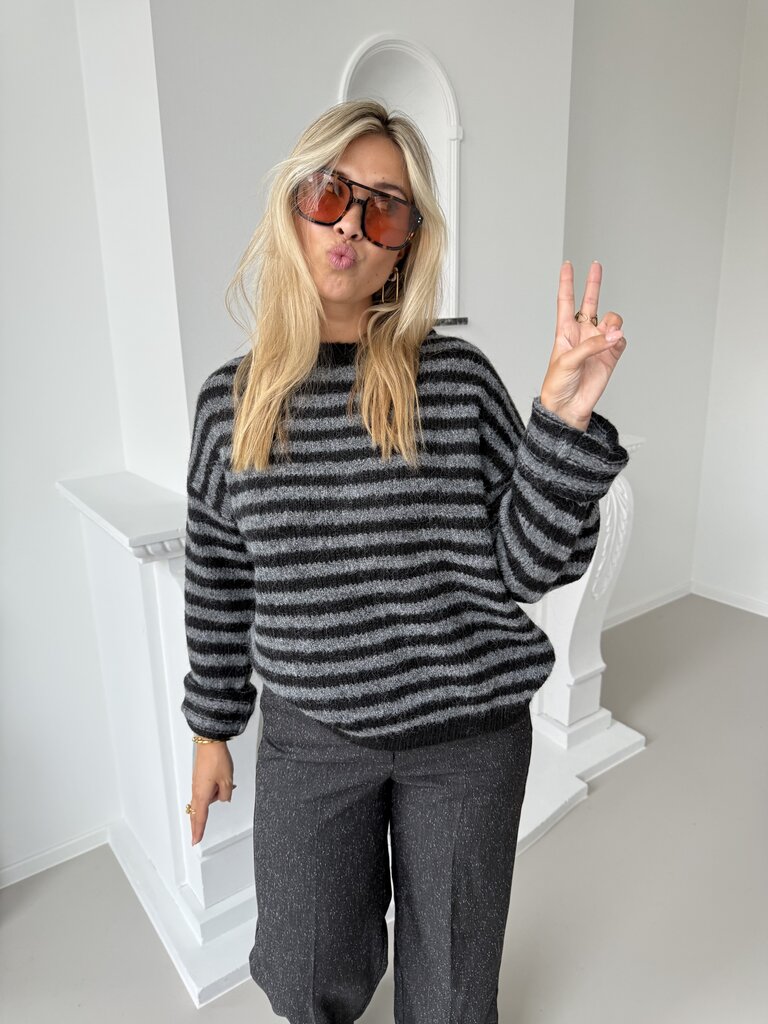 Zoey knit black/grey