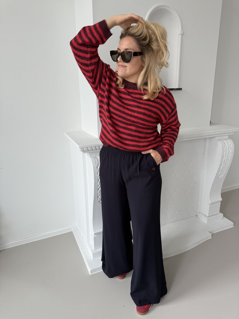 Zoey knit red/burgundy