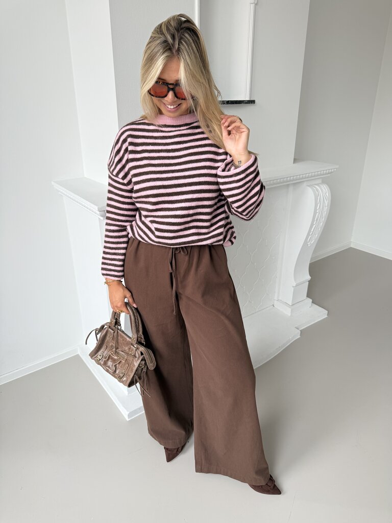 Ibe knit Brown/pink