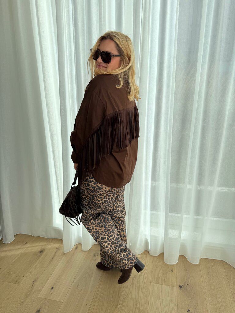Sarah tokyo leopard jeans
