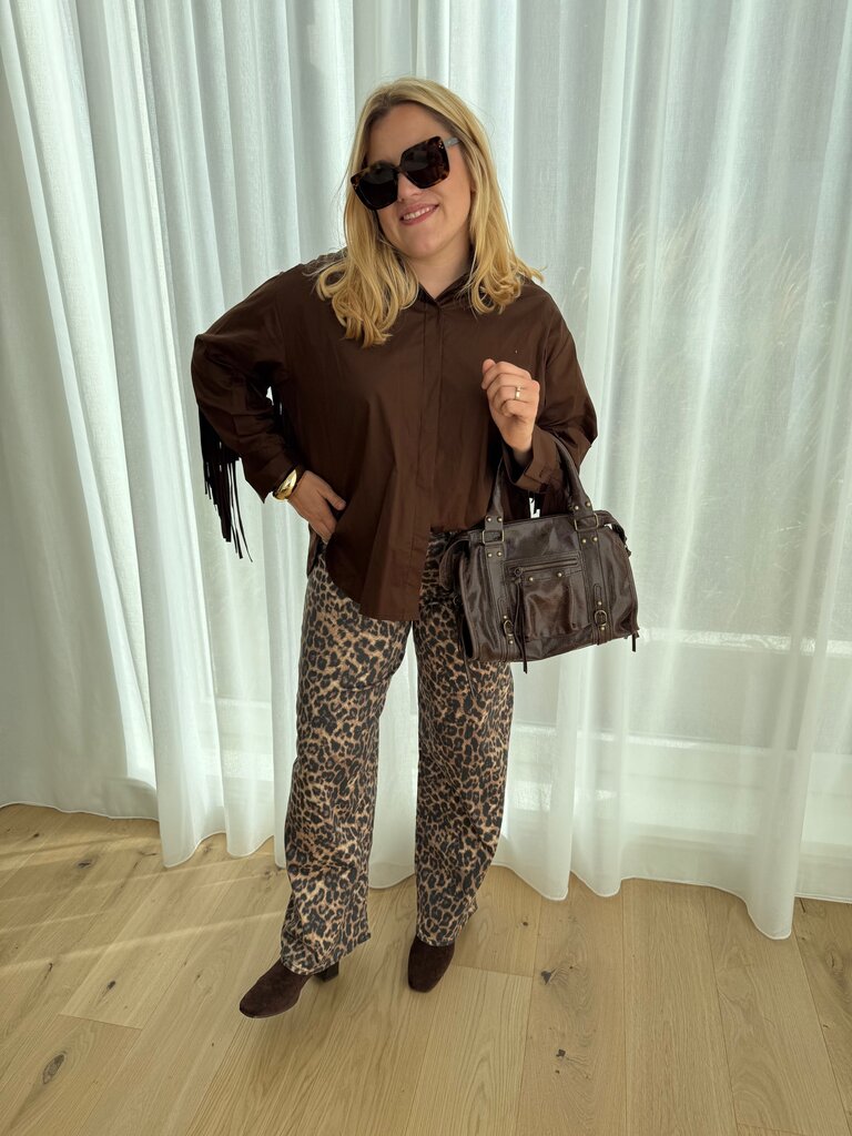 Sarah tokyo leopard jeans