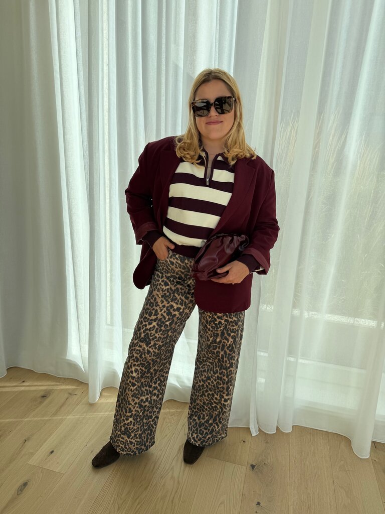 Sarah tokyo leopard jeans
