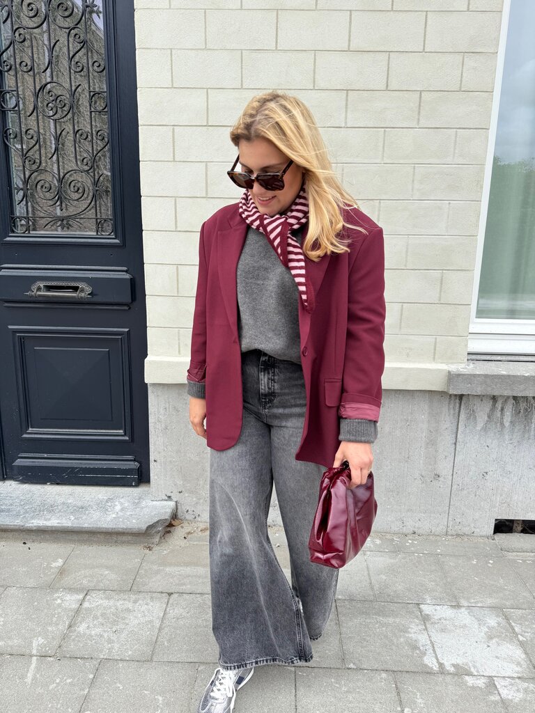 Kato blazer burgundy