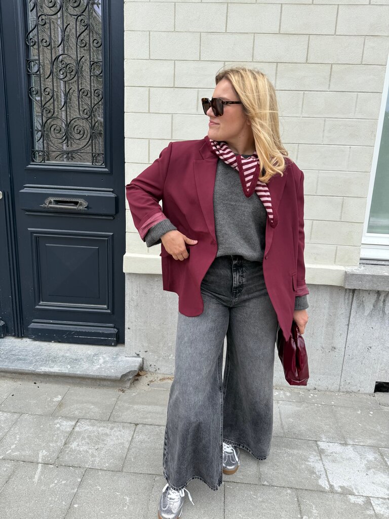 Kato blazer burgundy
