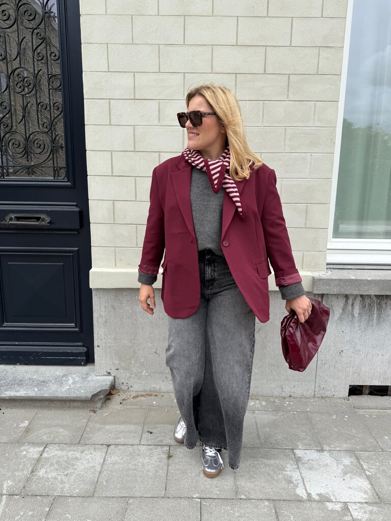 Kato blazer burgundy