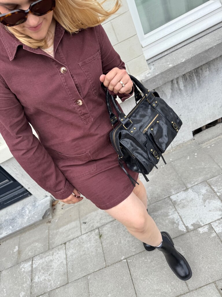 Juno dress burgundy