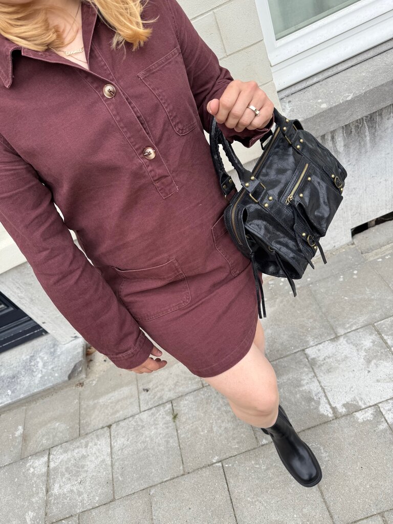 Juno dress burgundy
