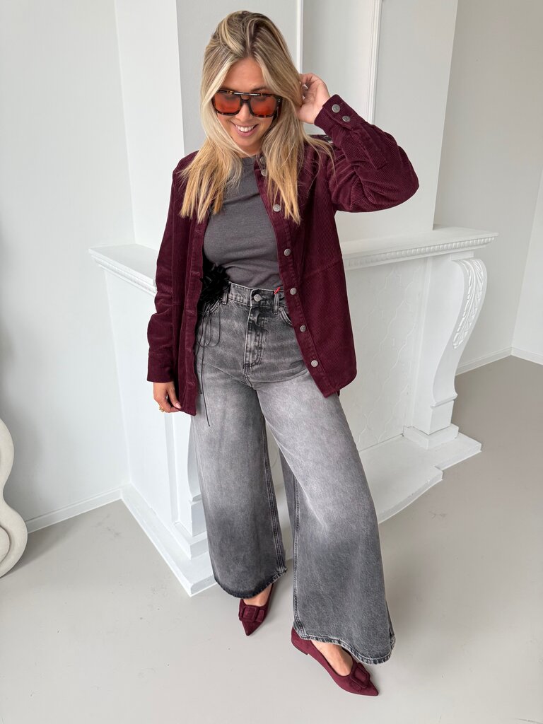 Shiraz shirt burgundy