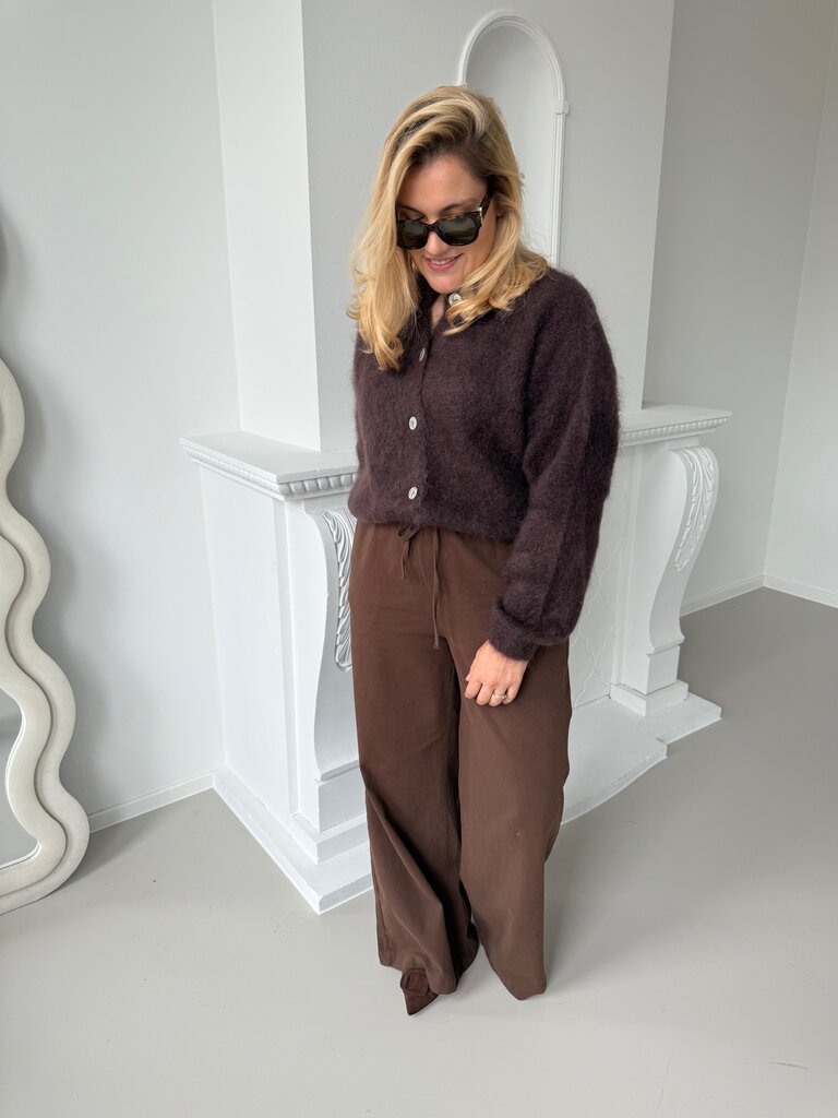 Mara cardigan brown