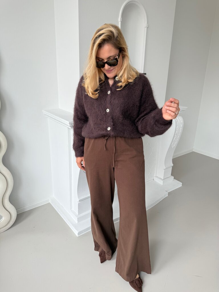 Mara cardigan brown