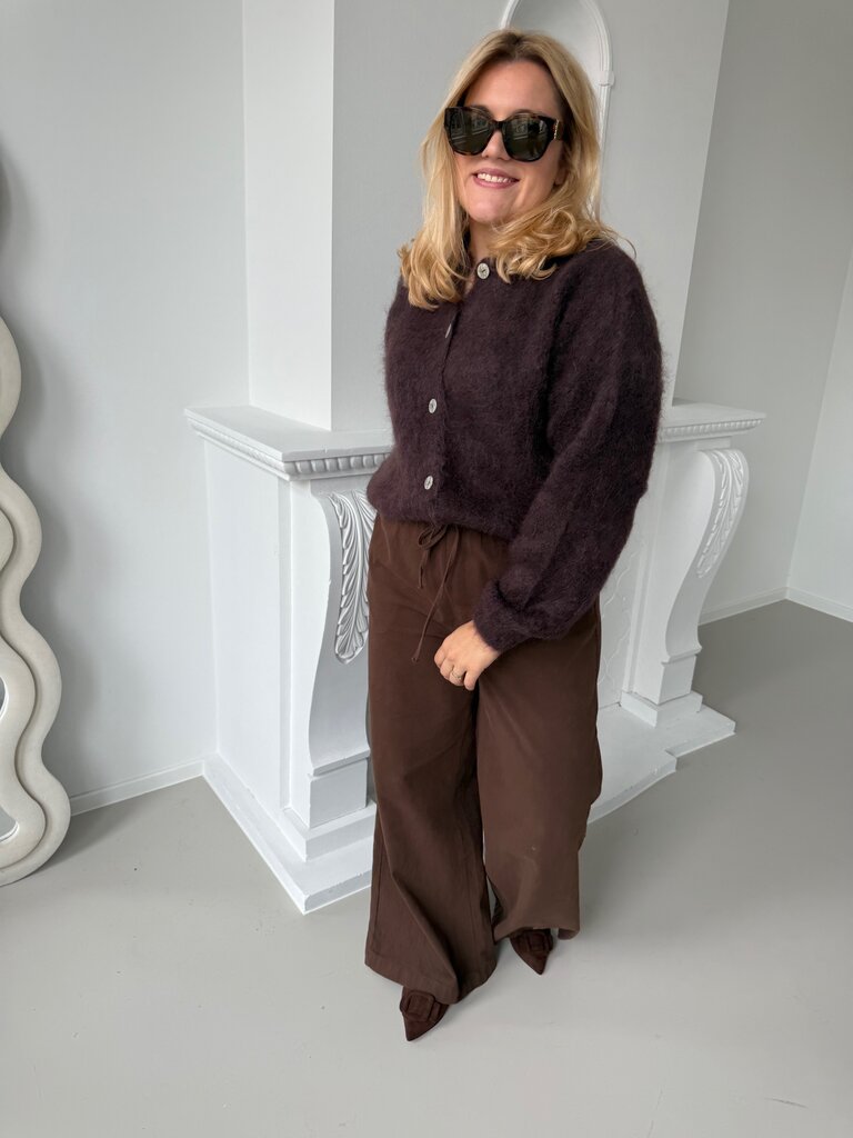 Mara cardigan brown