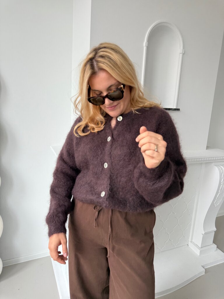 Mara cardigan brown