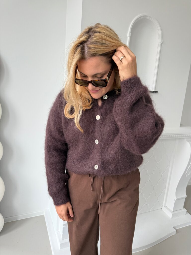 Mara cardigan brown
