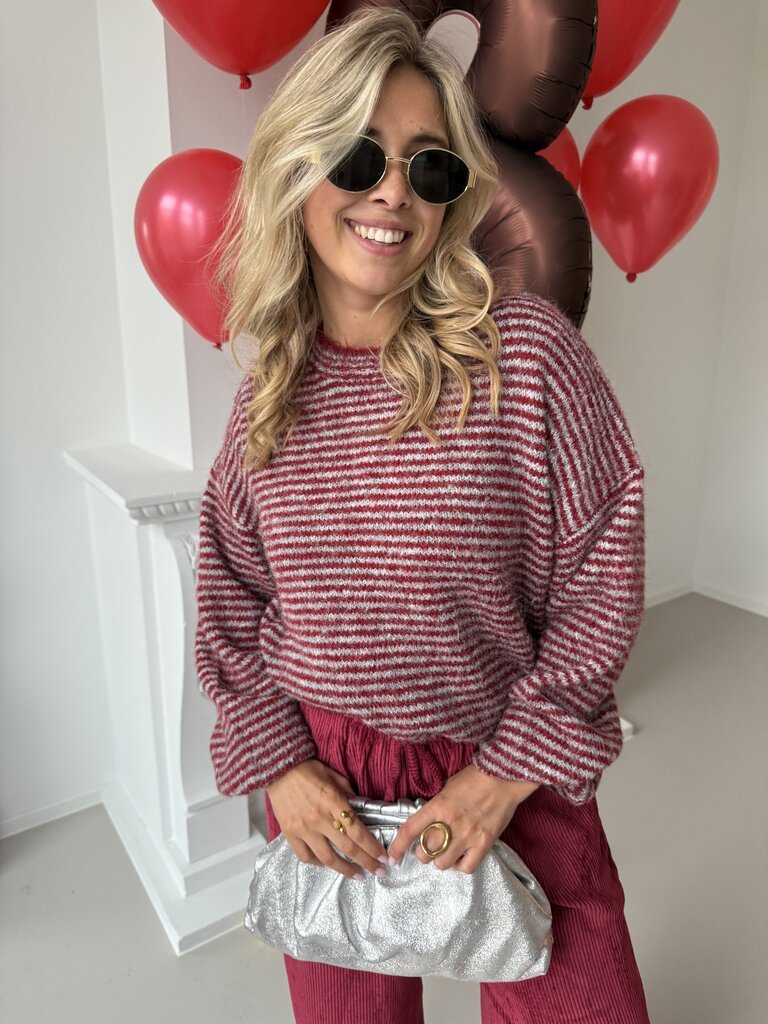 Vally knit bordeaux
