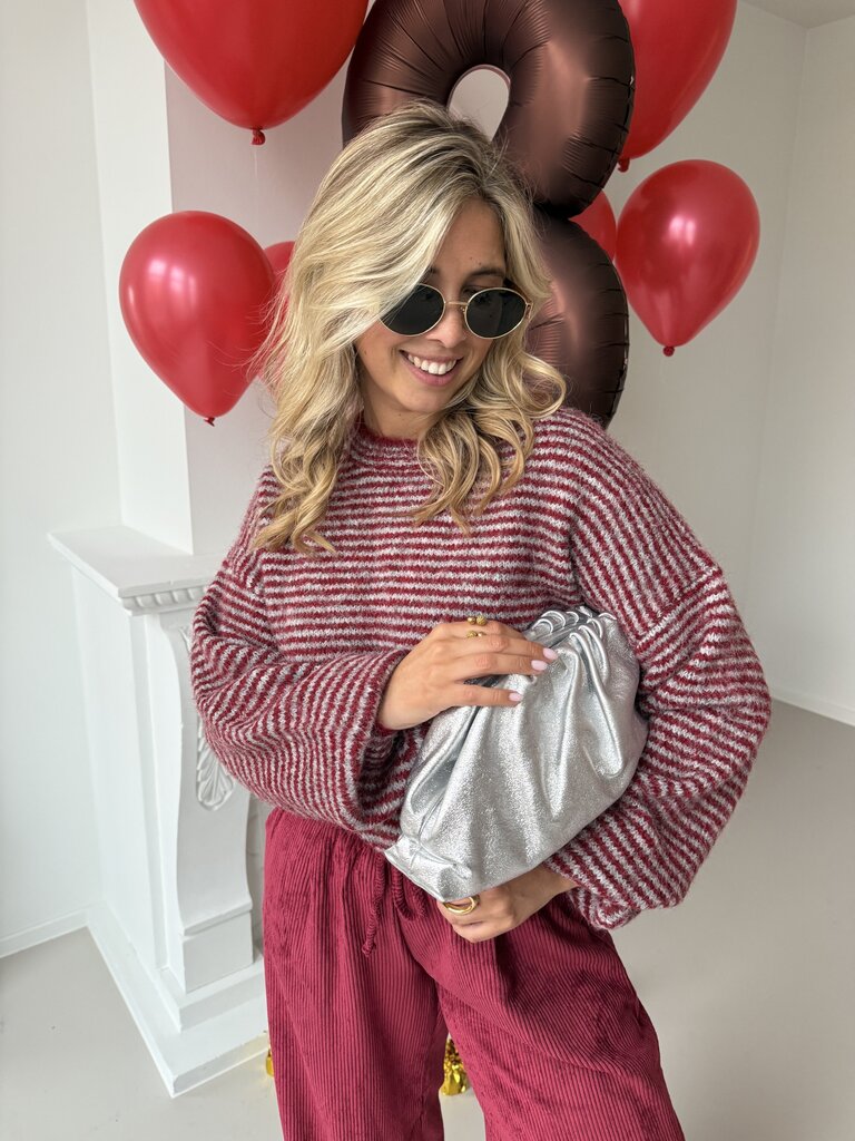 Vally knit bordeaux