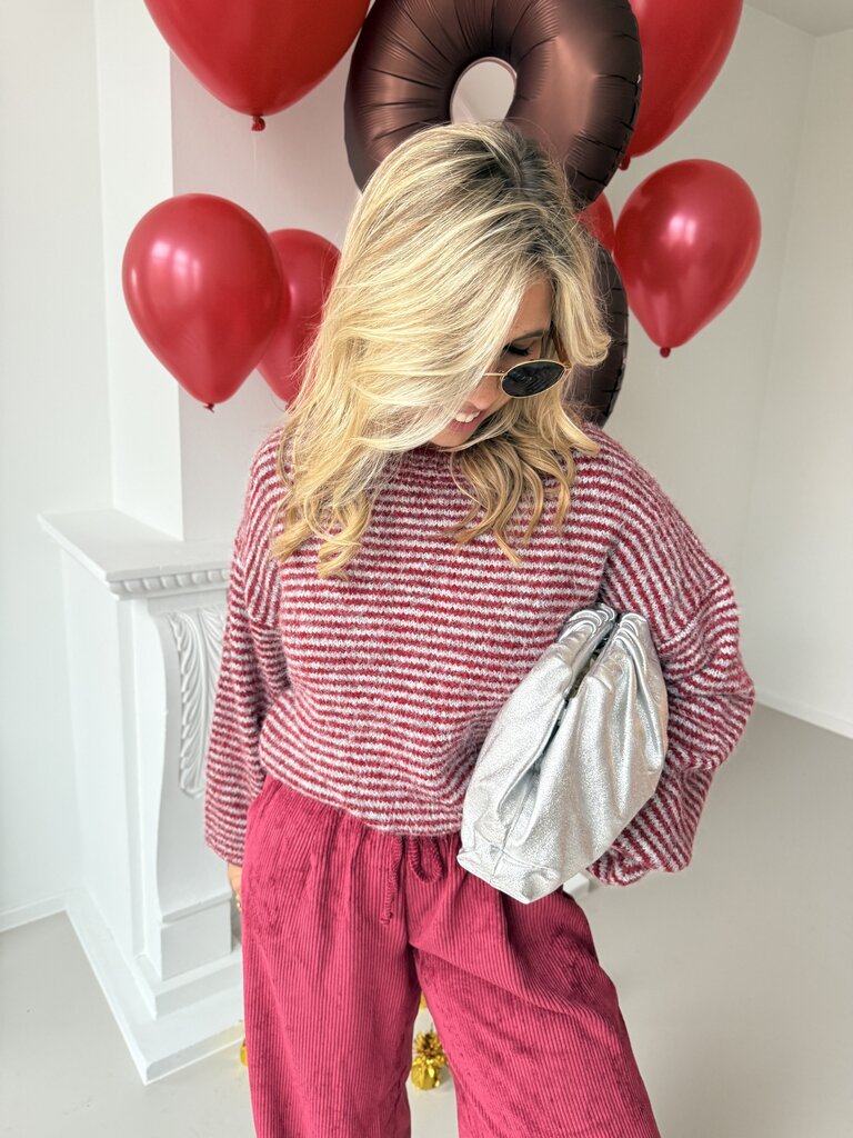 Vally knit bordeaux