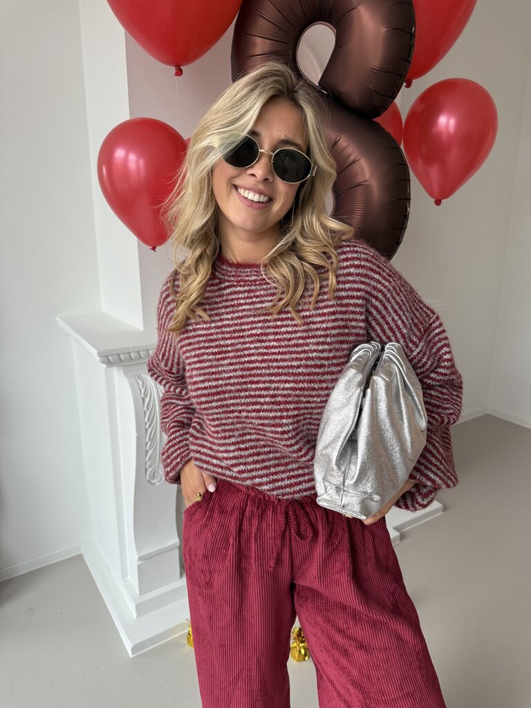 Vally knit bordeaux