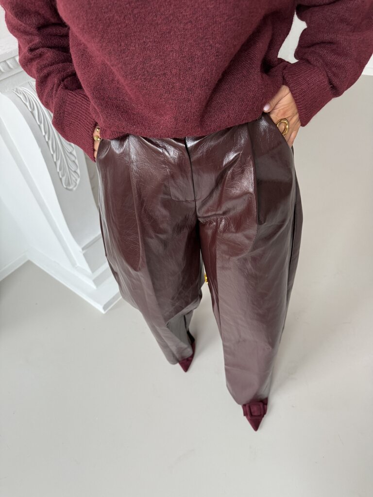 Louisa pantalon burgundy