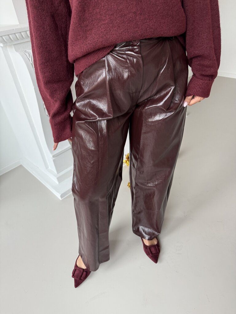 Louisa pantalon burgundy