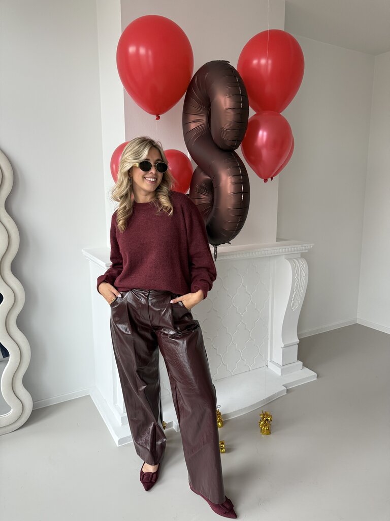 Evi knit bordeaux