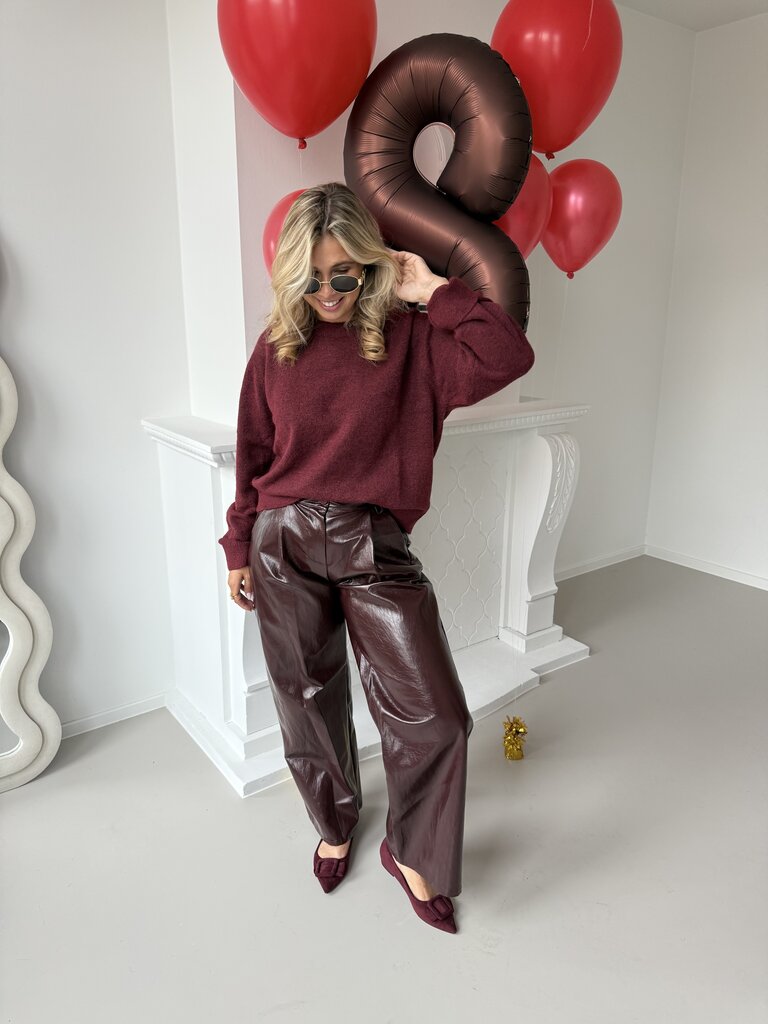 Evi knit bordeaux