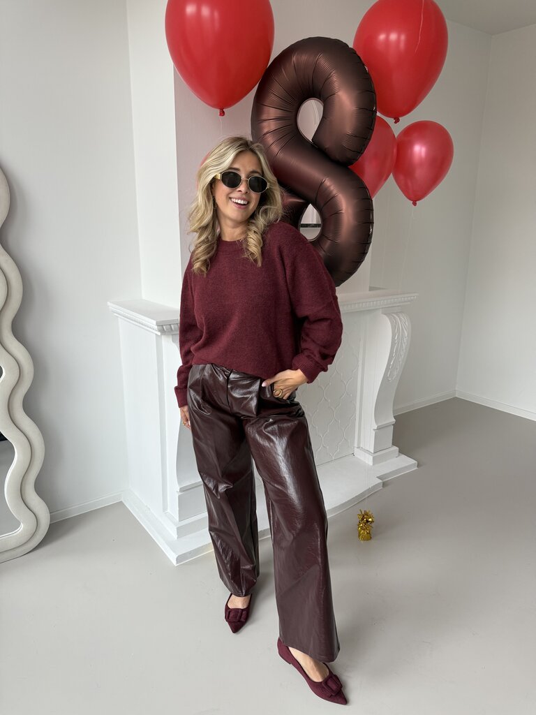 Evi knit bordeaux