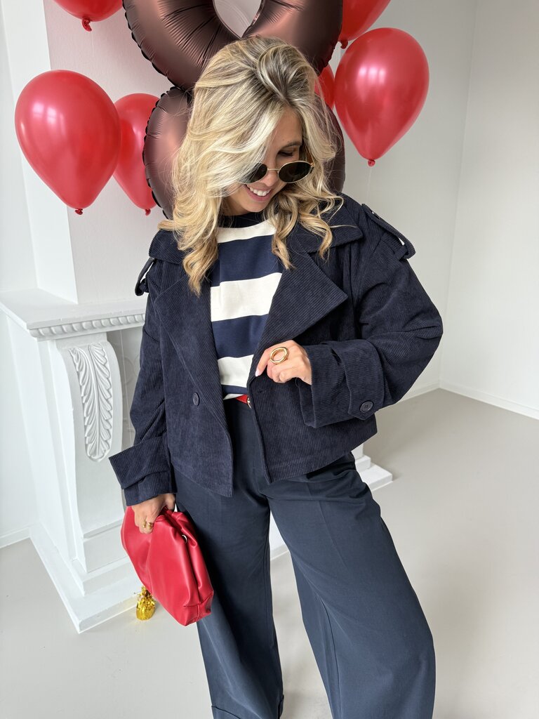 Alba trenchcoat blue